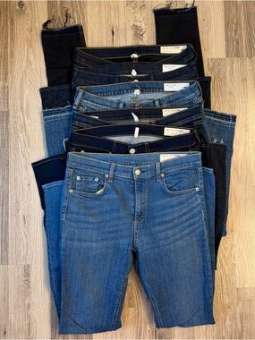 rag & bone Mixed Wash Skinny Jeans Bundle (6 pairs)